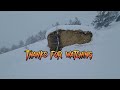 Winter Camping in My Hot Stone House, 2 Days in Heavy Snow, Bushcraft Survival Shelter, Fireplace