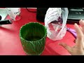 Making simple liners for indoor flower pots without drain holes