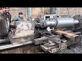 Manufacturing 3Ton PINION SHAFT with 100Yrs Old Technology #machining process