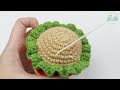 How to crochet BABY HAMBURGER | Crochet HAMBURGER | Hướng dẫn móc HAMBURGER bằng len | Lem'n Do