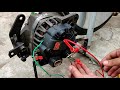 How to Make 12v 90 Amps DC Generator from Old Car Alternator - Step by Step