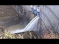矢作ダム放流開始２０１３１２０２