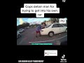 Dumb Cops Handcuff Man Trying To Unlock His OWN Car