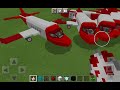 formula one car and airplane in minecraft.