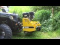 Rammy Flail mower 120 ATV with Side shift kit. Front mower for ATV.