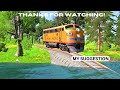 Trains vs Weird Rail Tracks - Beamng Drive