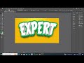 Typographic text effect in adobe illustrator