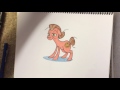 How to draw an elderly pony step-by-step - MLP
