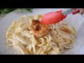 THE BEST CAJUN SHRIMP FETTUCCINE ALFREDO PASTA RECIPE!