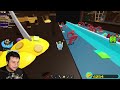 I built a ZIPLINE TO TREASURE with ROPES! Roblox Build a Boat