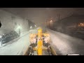 **First Blizzard of 2024 / Snow Plowing** (13/012024)