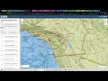 Continued Cascadia Tremor. Seamount off Oregon Coast Inflating. Tuesday night update 6/25