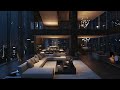 Chill Ambiance🕯 | Smooth Saxophone Jazz in Cozy & Luxury Living Room for Work & Relax📖 in Night City