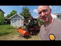 I BROKE MY FLAIL MOWER (Stump Grinding)