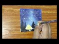 Painting a Night Sky with Acrylics