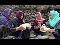 Exploring Afghanistan's nomadic Lifestyle | Making Butter and Cooking Village Style Food in  Tandoor