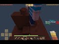 playing oneblock with freind