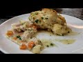 CHICKEN AND BISCUITS | Creamy Chicken and Biscuits Bake | One Pot Meal