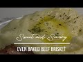 Slow Cooked Oven Baked Beef Brisket Recipe | Sweet & Smoky Beef Brisket