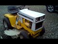 Cub Cadet 149 Hydro and 1989 Cub Cadet 1050 running.  May 18, 2011.