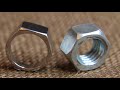 Making a Hex Nut Ring Using BASIC Tools - No Lathe ( DIY )