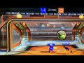 Nice assist from teammate in rocket league