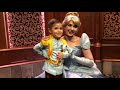 4 year old Prince Charming meeting Cinderella at Disneyland!