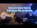 How to high jump like an therain