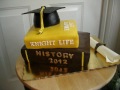 College Graduation Book Cake