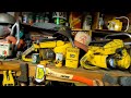 Kain Kustom Garage Presents...A Chainsaw Hoarder's Shop tour! #kainkustomgarage