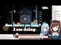 Hana using compliment for distract Azura focus play [Nijisanji ID]
