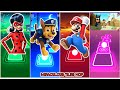 Miraculous ladybug 🆚️ Paw patrol 🆚️ Super Mario Bross 🆚️ Sheriff labrador 🎶 Tiles Hop Edm Rush