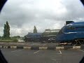 A4 LNER Line up at York all whistling with 60009 on mainline