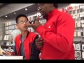 Showing how I speak with foreigners @ The  Store