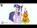 My Little Pony Twilight Sparkle SHUFFLE COLORING Coloring Pages How To Color