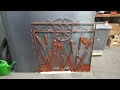 Blacksmith made forged gate