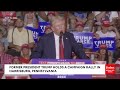 Trump Lobs Vicious Attacks On Chuck Schumer During Harrisburg, Pennsylvania, Campaign Rally