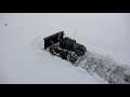 Homemade RC Dozer Pushing Snow 1