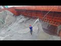 Relaxing sound and cool video sand unload by strong drager machine and strong water undership pump22