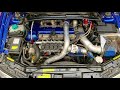Volvo S60R 500+hp 0-100 and exhaust, antilag, backfire, bangs and pops.