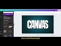 How to Create Text Drop Shadow in Canva | Easy Tutorial