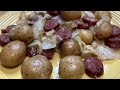 Smoked Sausage with Cabbage and Potatoes
