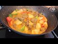 how to cook Beef Kaldereta with peanut butter and coconut milk/lutong bahay/@mitzcachannel6202