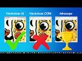 Comparing Vectorizer AI Free Alternatives Vectorizer.ai Vectorizer.com Inkscape Review - MerchArts