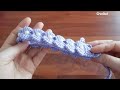 FANTASTIC Crochet Pattern 😍crochet headband, learn how to make a bandana. MUY HERMOSO Y FÁCIL
