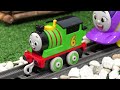 Toy Train Mystery Story with Thomas Trains and Tom Moss