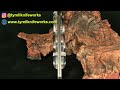 Forging a copper damascus karambit