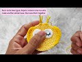 Sofia owl crochet keychain 🦉 very quick to make (subtitles)