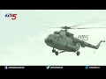 Indian Prime minister Narendra Modi Security convoy and Helicopter Visuals | TV5 News Digital