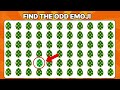 Find the odd one out | Find the odd emoji | Emoji challenge